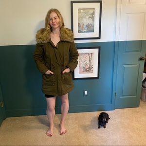 Zara olive green jacket